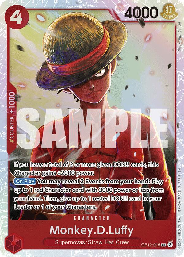 Monkey.D.Luffy (OP12-015) - One Piece Card Game