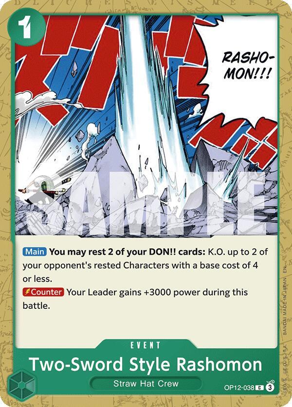 Two-Sword Style Rashomon - One Piece Card Game