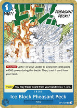 Ice Block Pheasant Peck - One Piece Card Game