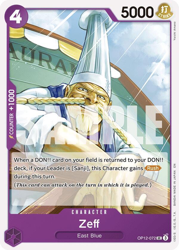 Zeff - One Piece Card Game