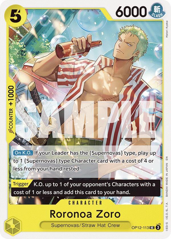 Roronoa Zoro (113) - One Piece Card Game