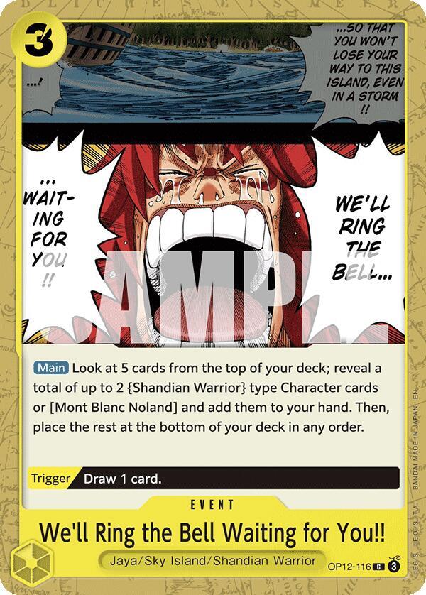 We'll Ring the Bell Waiting for You!! - One Piece Card Game