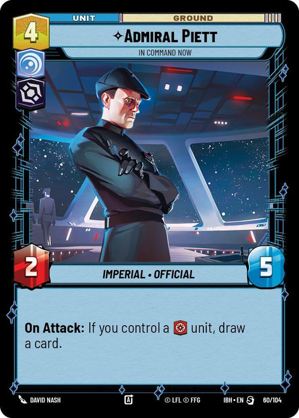 Admiral Piett - In Command Now - Star Wars Unlimited