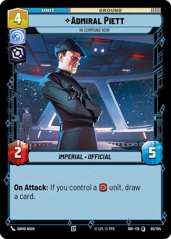 Admiral Piett - In Command Now (65/104) - Star Wars Unlimited