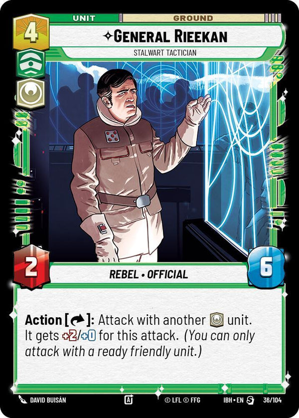 General Rieekan - Stalwart Tactician (36/104) - Star Wars Unlimited