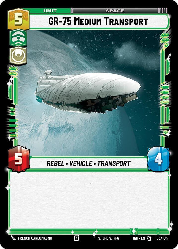 GR-75 Medium Transport (33/104) - Star Wars Unlimited
