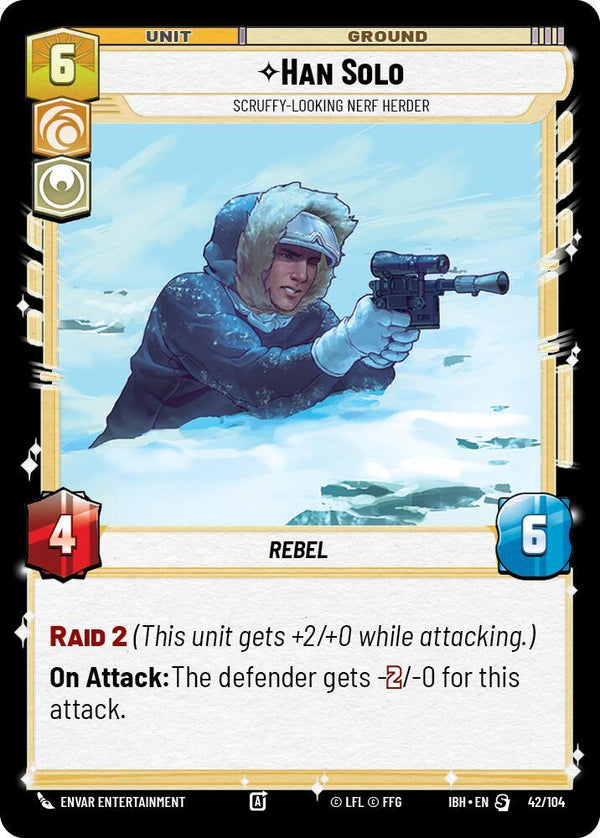 Han Solo - Scruffy-Looking Nerf Herder (42/104) - Star Wars Unlimited