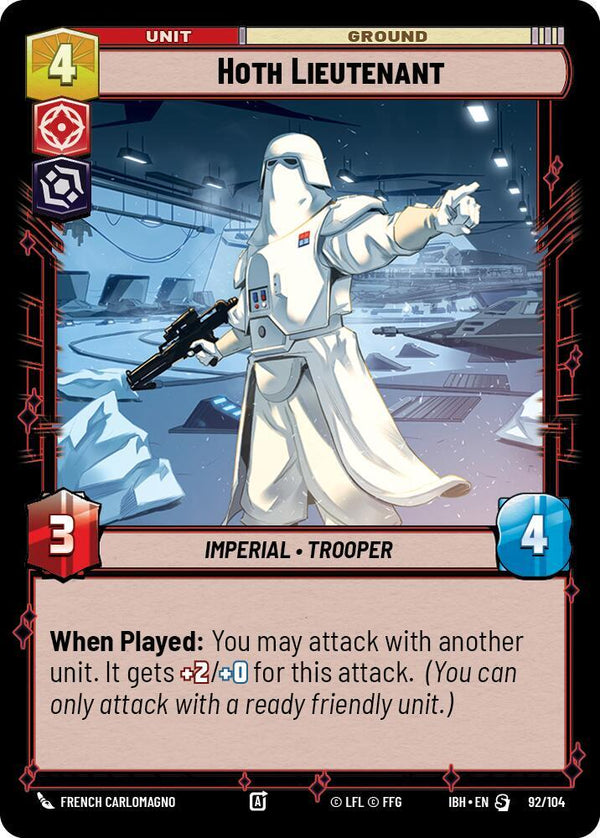Hoth Lieutenant (92/104) - Star Wars Unlimited