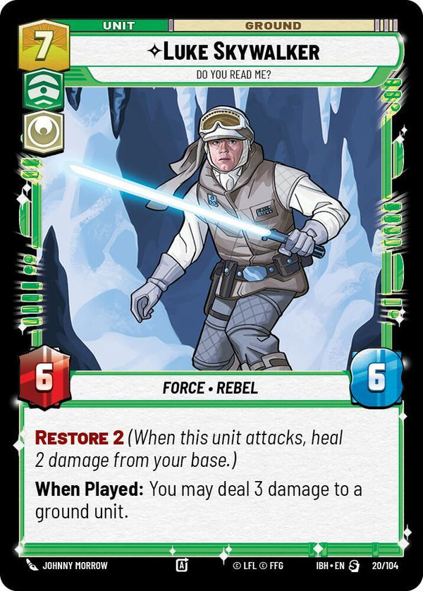 Luke Skywalker - Do You Read Me? - Star Wars Unlimited
