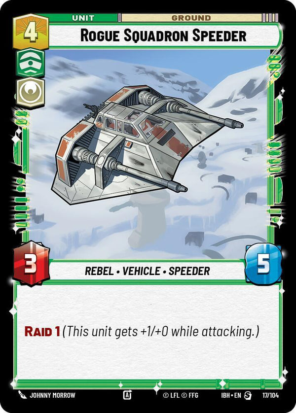 Rogue Squadron Speeder (17/104) - Star Wars Unlimited