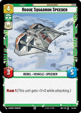 Rogue Squadron Speeder (34/104) - Star Wars Unlimited