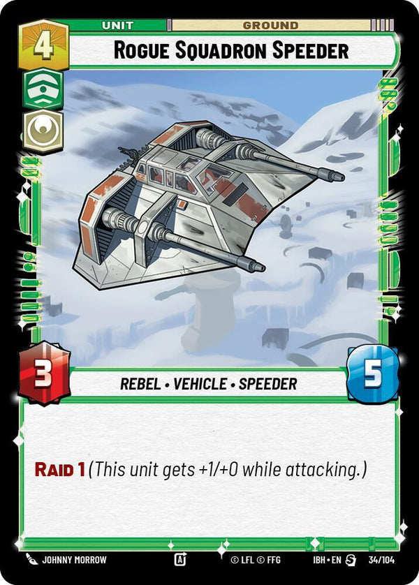 Rogue Squadron Speeder (34/104) - Star Wars Unlimited