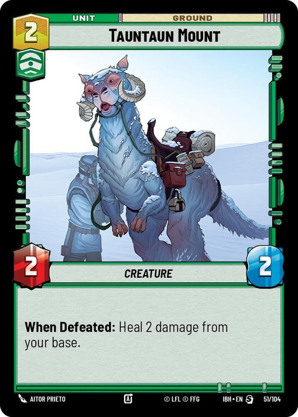 Tauntaun Mount (51/104) - Star Wars Unlimited