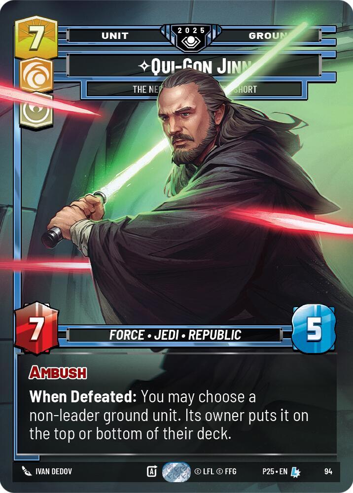 Qui-Gon Jinn - The Negotiations Will Be Short