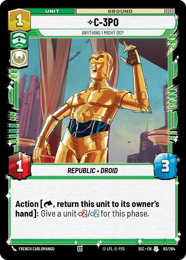 C-3PO - Anything I Might Do? - Star Wars Unlimited