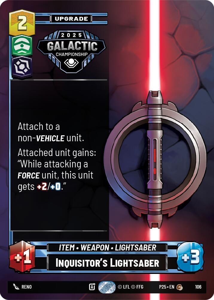 Inquisitor's Lightsaber