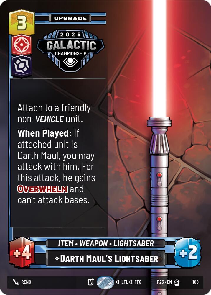 Darth Maul's Lightsaber