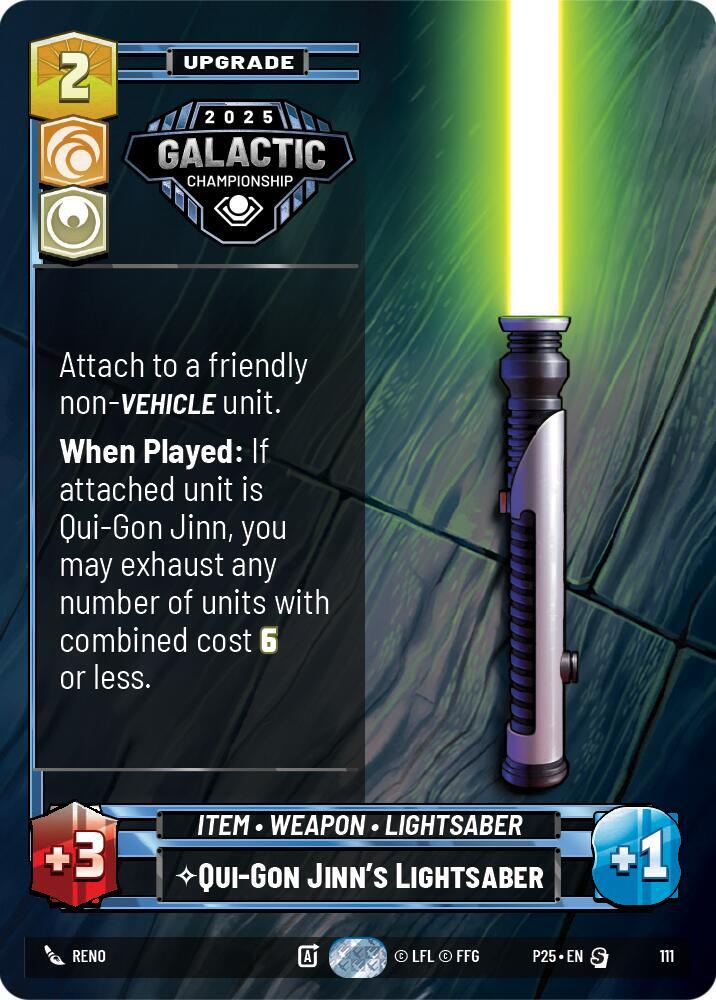Qui-Gon Jinn's Lightsaber