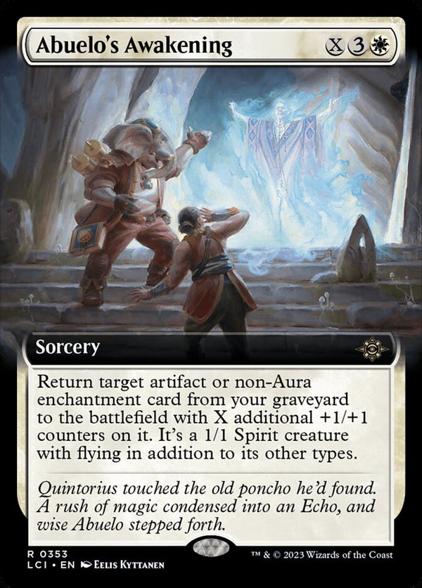 Abuelo's Awakening (Extended Art) - Magic: The Gathering