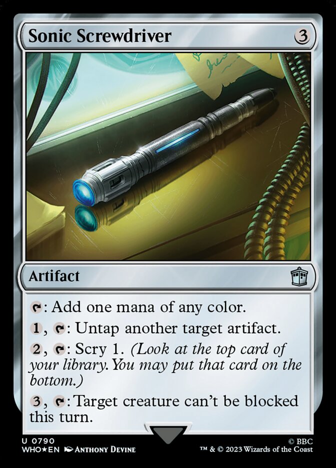 Sonic Screwdriver (0790) (Surge Foil)