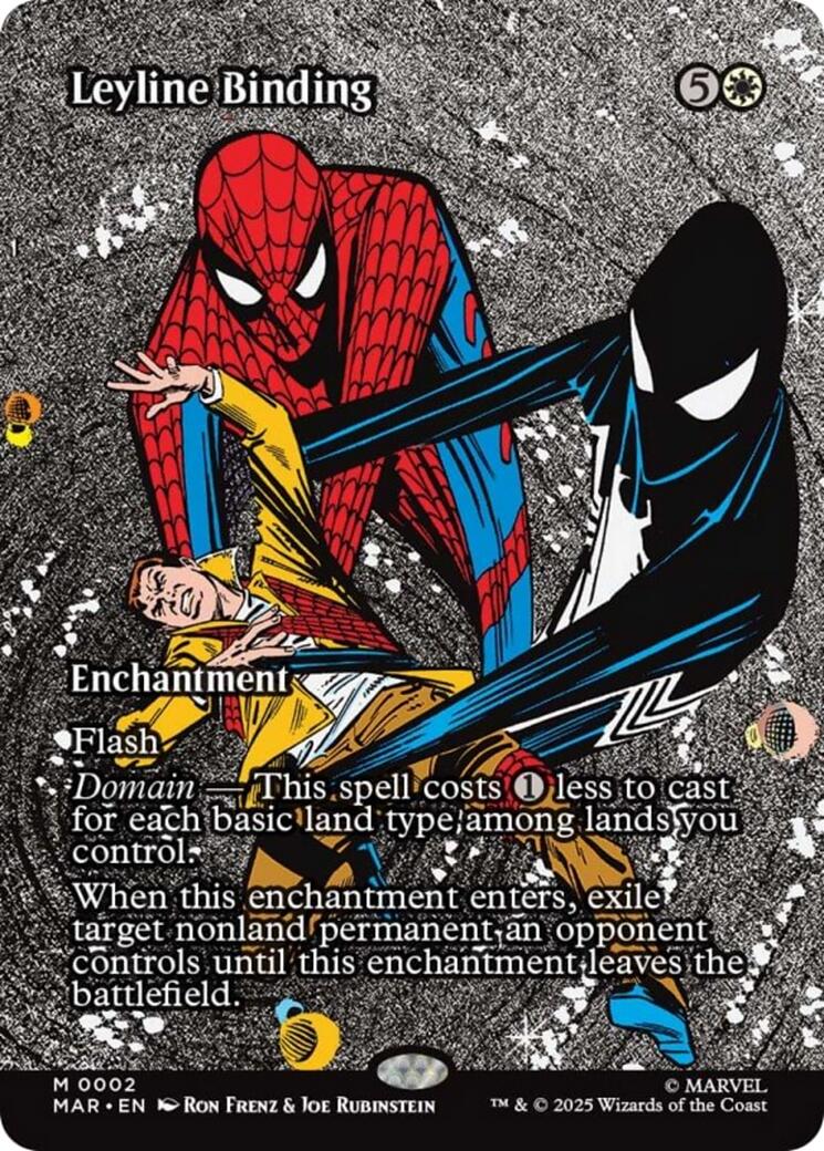 Leyline Binding (Borderless) [Marvel Universe: Eternal-Legal]