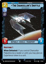The Chancellor's Shuttle - Grim Harbinger - Star Wars Unlimited