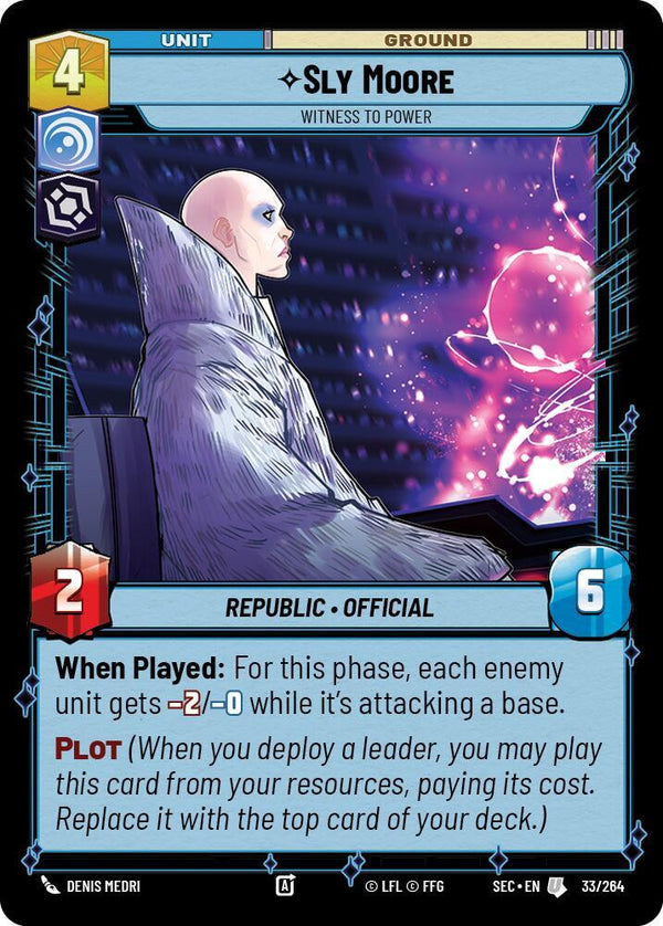 Sly Moore - Witness to Power - Star Wars Unlimited