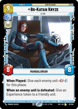 Bo-Katan Kryze - Alone - Star Wars Unlimited
