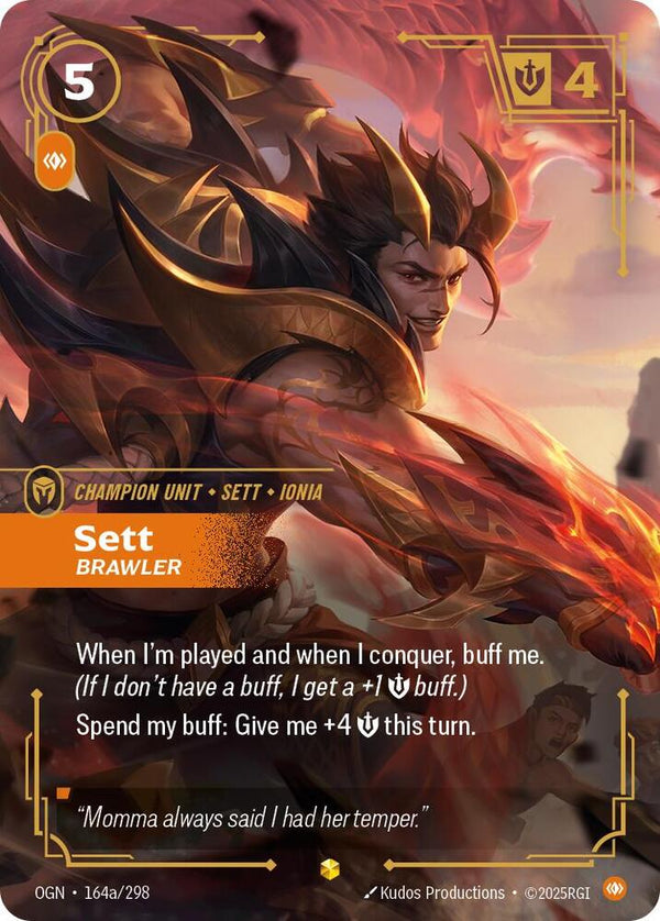 Sett, Brawler (Alternate Art) - Riftbound: League of Legends TCG