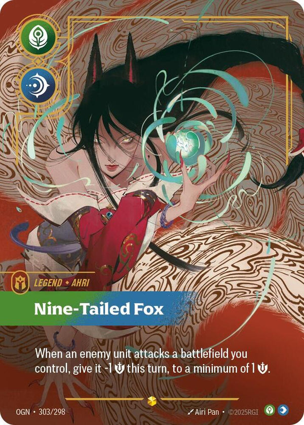Ahri, Nine-Tailed Fox (Overnumbered) - Riftbound: League of Legends TCG