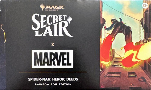 Secret Lair Drop: Secret Lair x Marvel's Spider-Man: Heroic Deeds - Rainbow Foil Edition - Magic: The Gathering