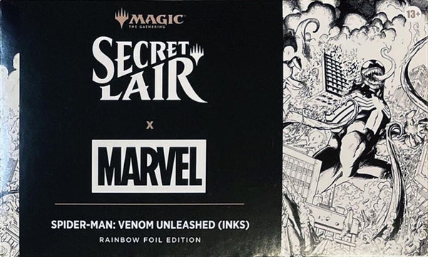 Secret Lair Drop: Secret Lair x Marvel's Spider-Man: Venom Unleashed (Inks) - Rainbow Foil Edition - Magic: The Gathering
