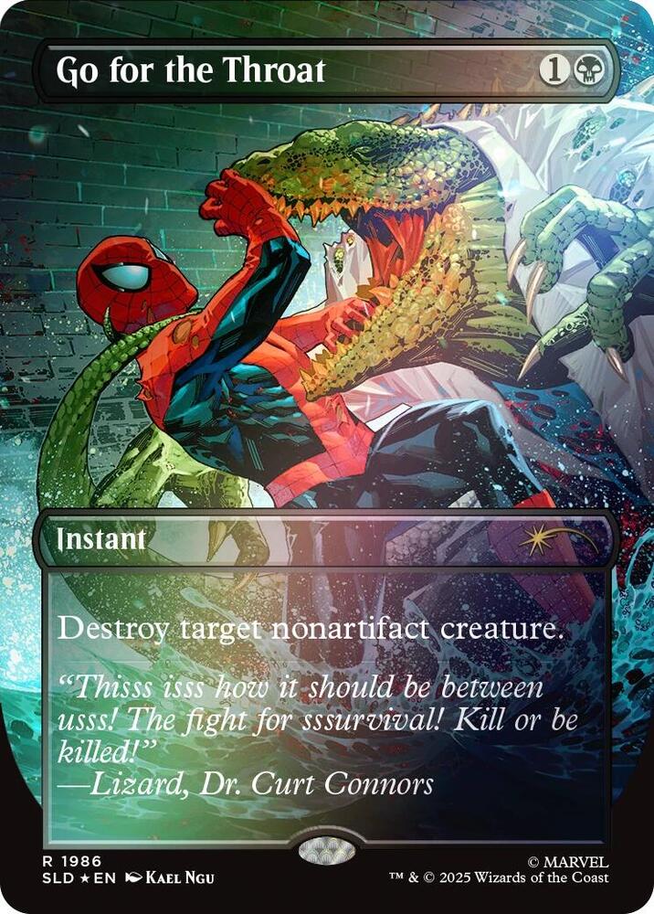 Go for the Throat (Rainbow Foil)