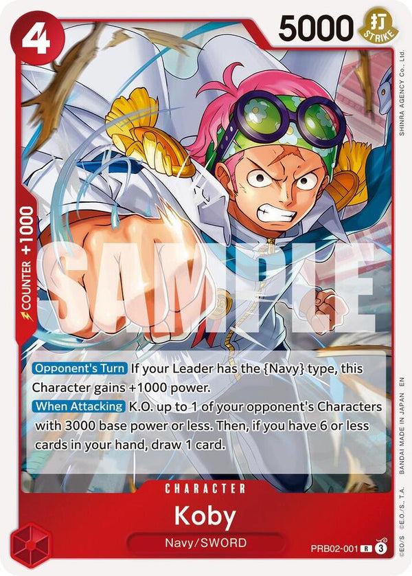 Koby (PRB02-001) - One Piece Card Game