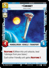 Coronet - Stately Vessel - Star Wars Unlimited