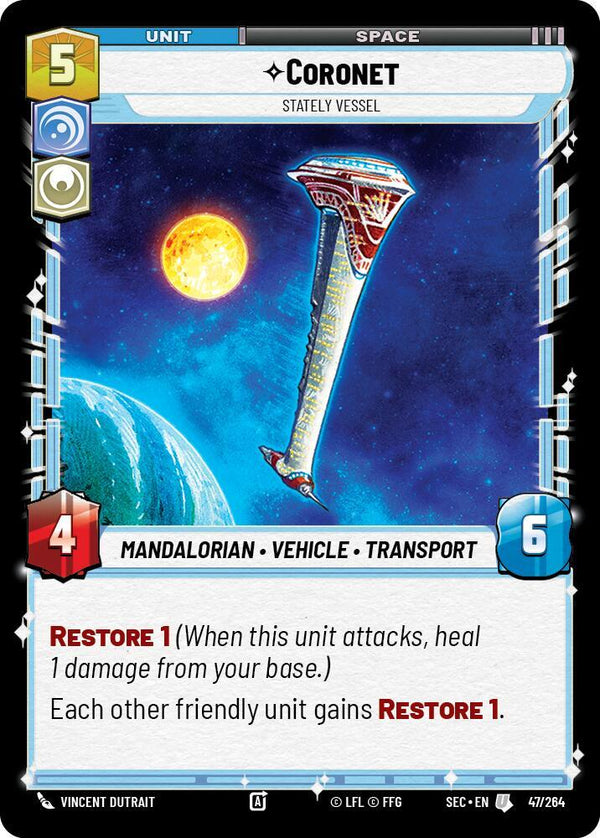 Coronet - Stately Vessel - Star Wars Unlimited