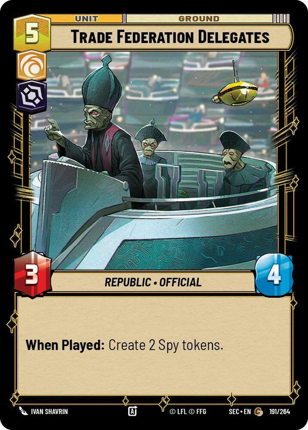 Trade Federation Delegates - Star Wars Unlimited