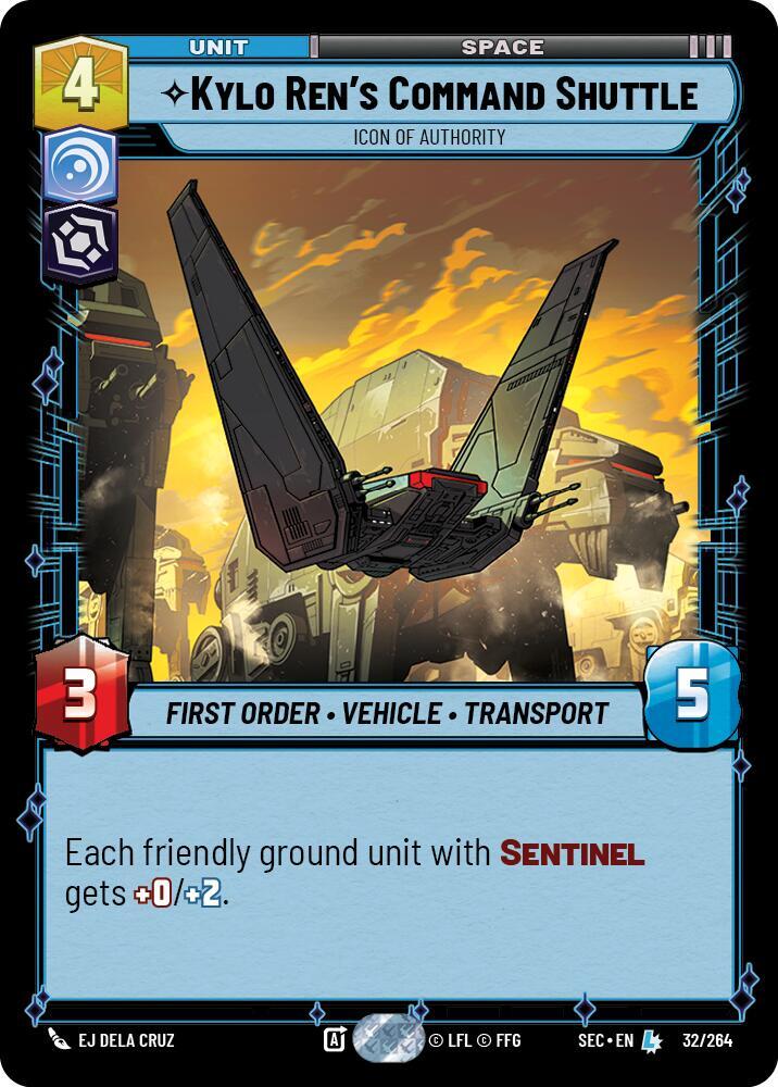Kylo Ren's Command Shuttle - Icon of Authority