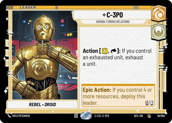 C-3PO - Human-Cyborg Relations - Star Wars Unlimited