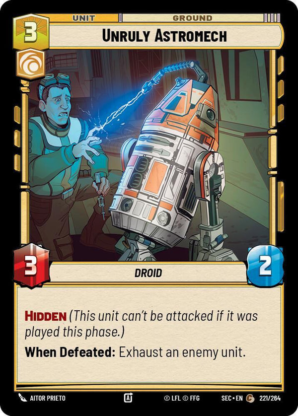 Unruly Astromech - Star Wars Unlimited