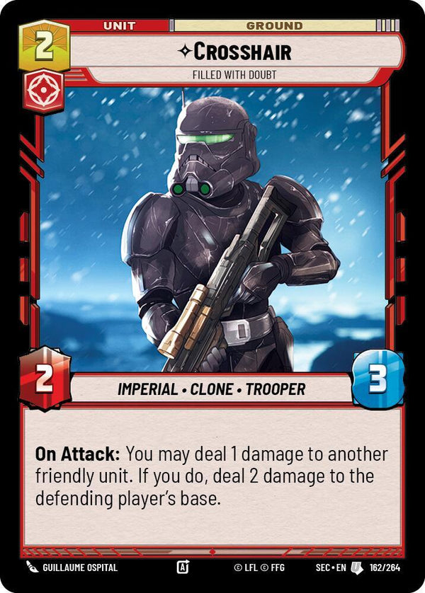 Crosshair - Filled With Doubt - Star Wars Unlimited