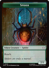 Spider // Illusion Villain Double-Sided Token - Magic: The Gathering