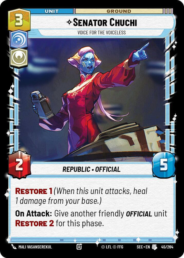 Senator Chuchi - Voice for the Voiceless - Star Wars Unlimited