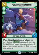 Chancellor Valorum - Civil Servant (SEC 107/264) - Star Wars Unlimited