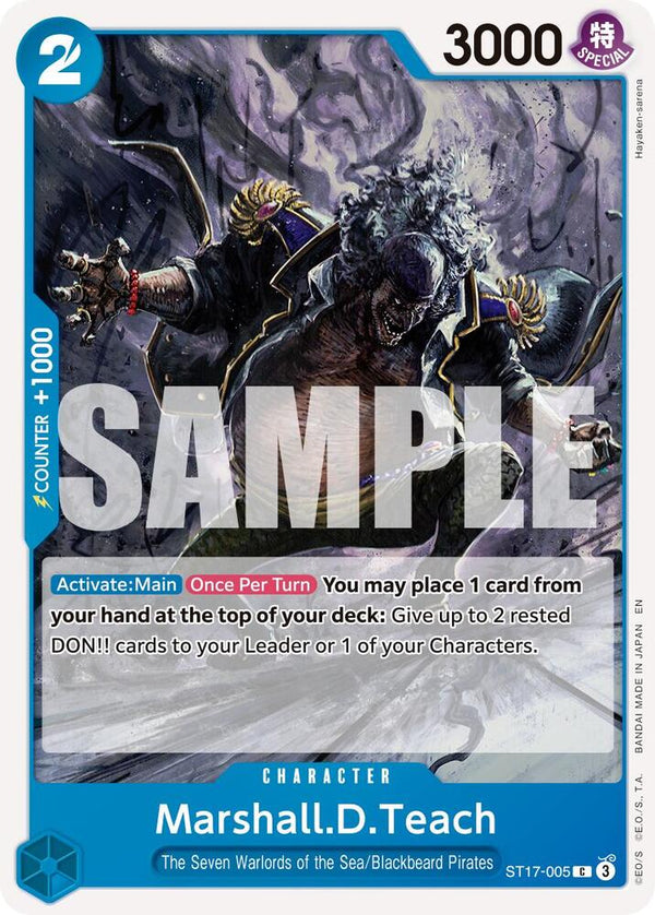 Marshall.D.Teach - ST17-005 - One Piece Card Game