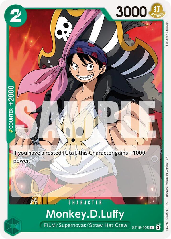 Monkey.D.Luffy - ST16-005 (Reprint) - One Piece Card Game