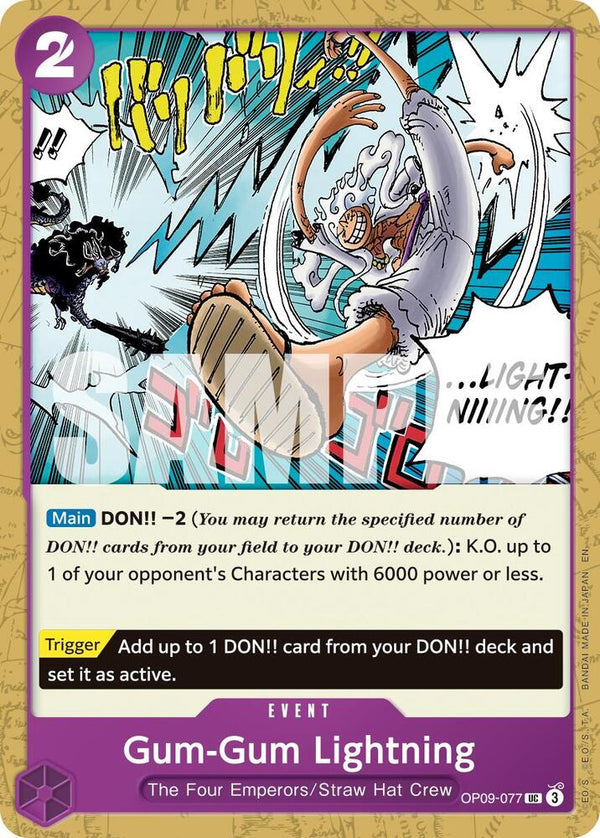 Gum-Gum Lightning (Reprint) - One Piece Card Game