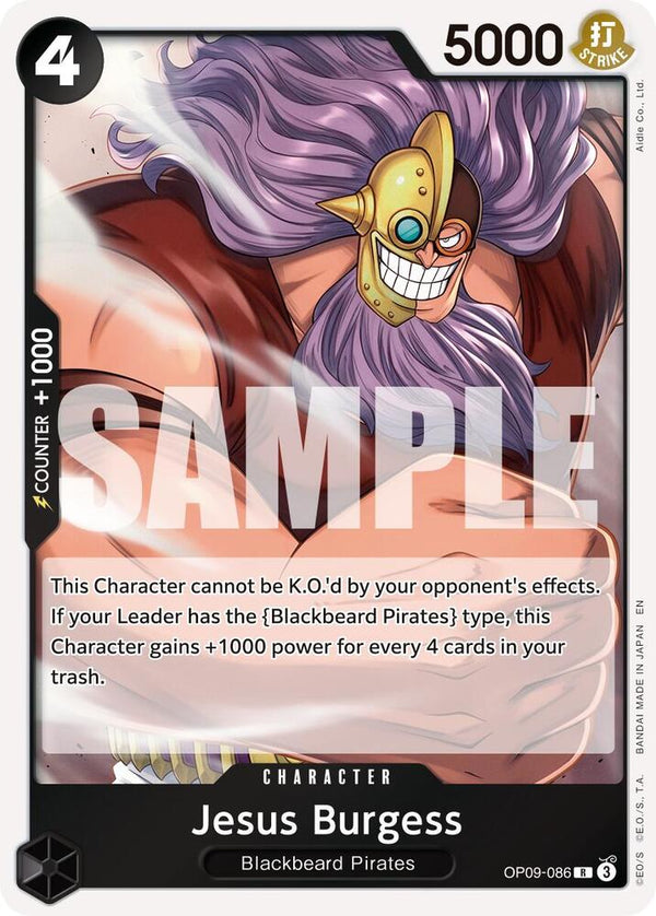 Jesus Burgess (Reprint) - One Piece Card Game