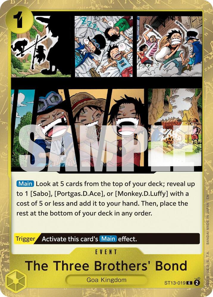 The Three Brothers' Bond (Pirate Foil)