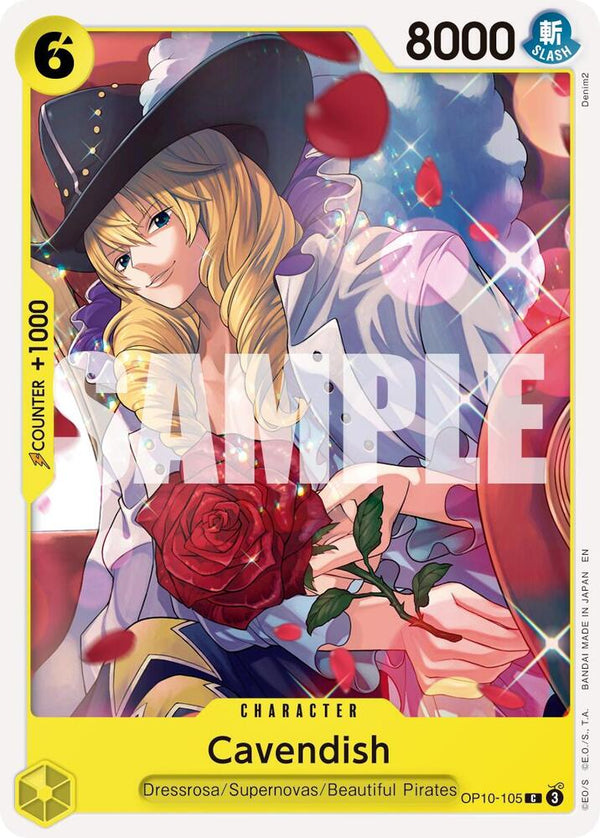 Cavendish - OP10-105 (Reprint) - One Piece Card Game